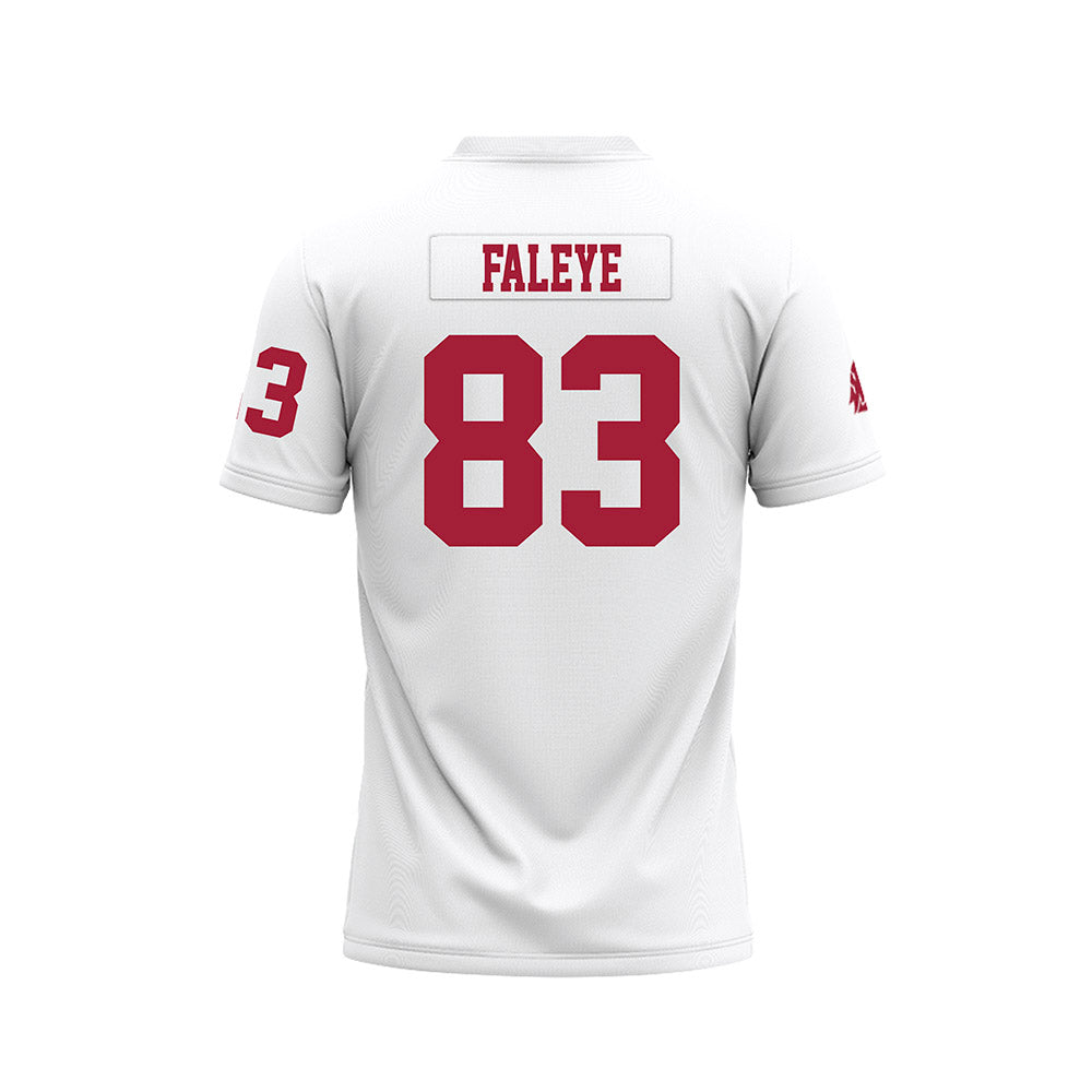 WSU - NCAA Football : Ademola Faleye - White Football Jersey-1