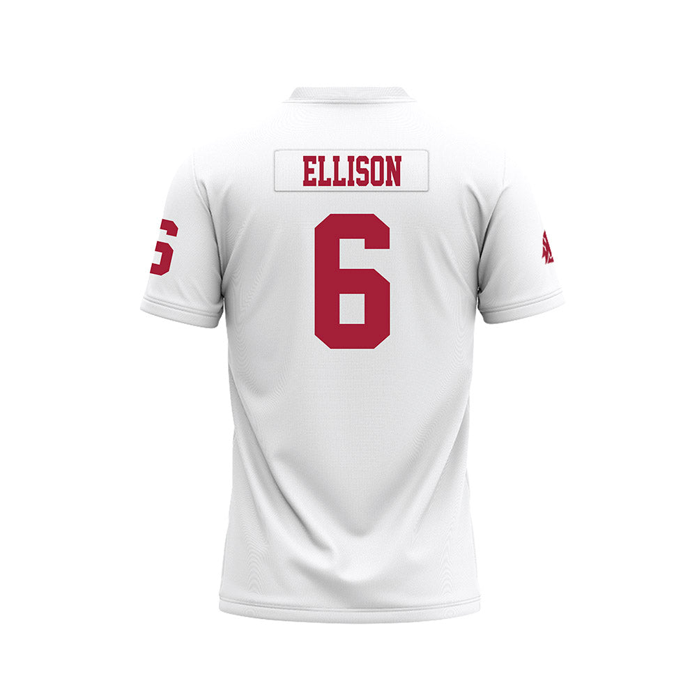 WSU - NCAA Football : Devin Ellison - White Football Jersey-1