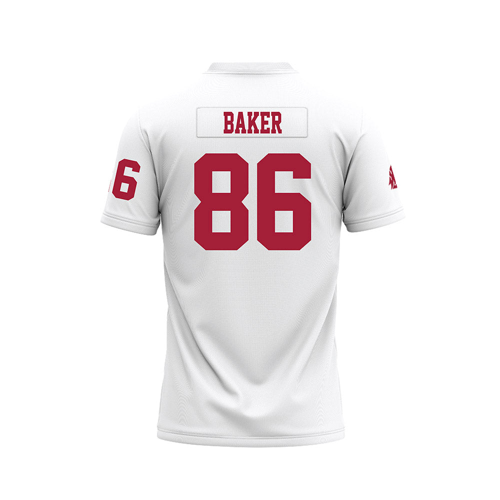 WSU - NCAA Football : Beau Baker - White Football Jersey-1
