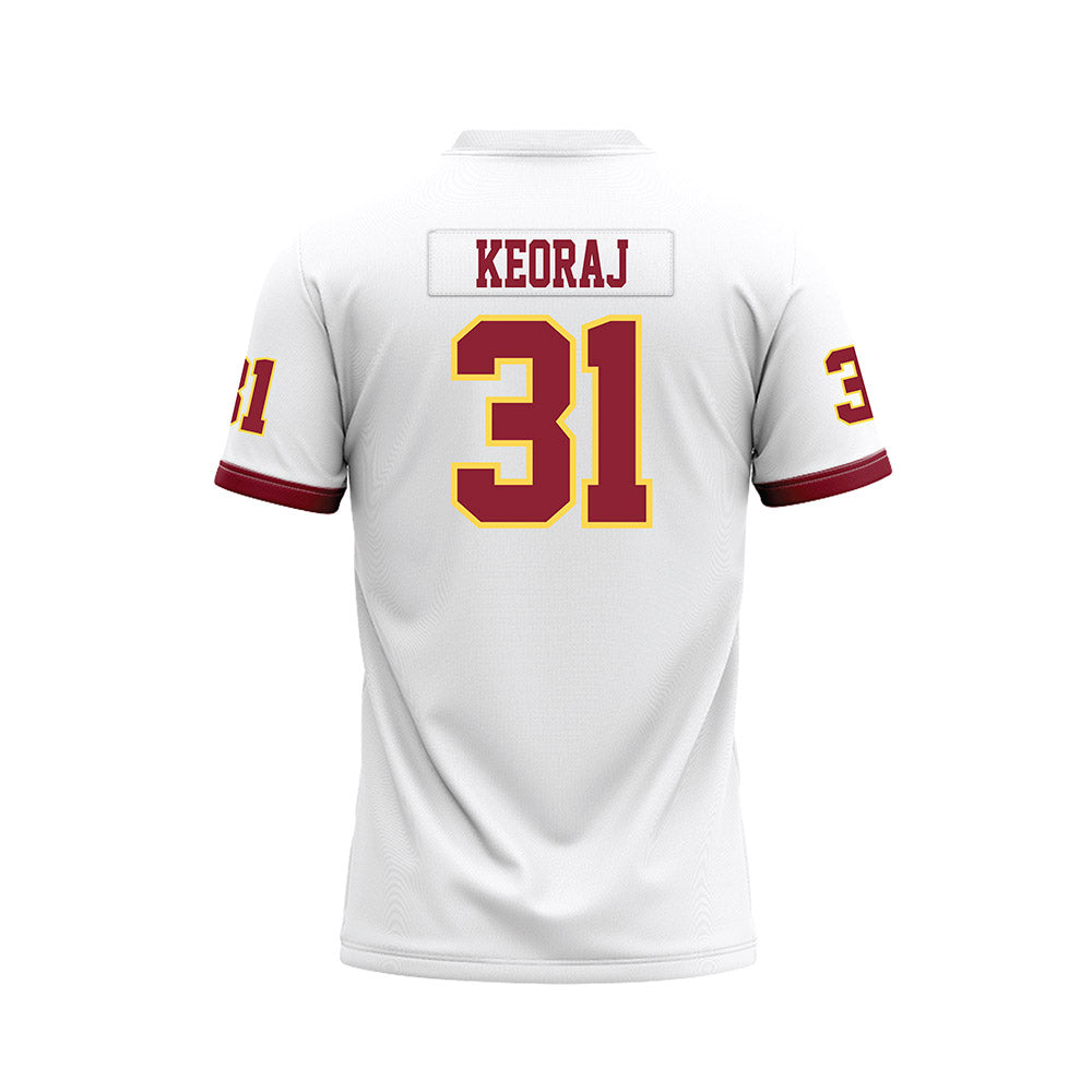 NSU - NCAA Football : Brecken Keoraj - White Premium Football Jersey-1