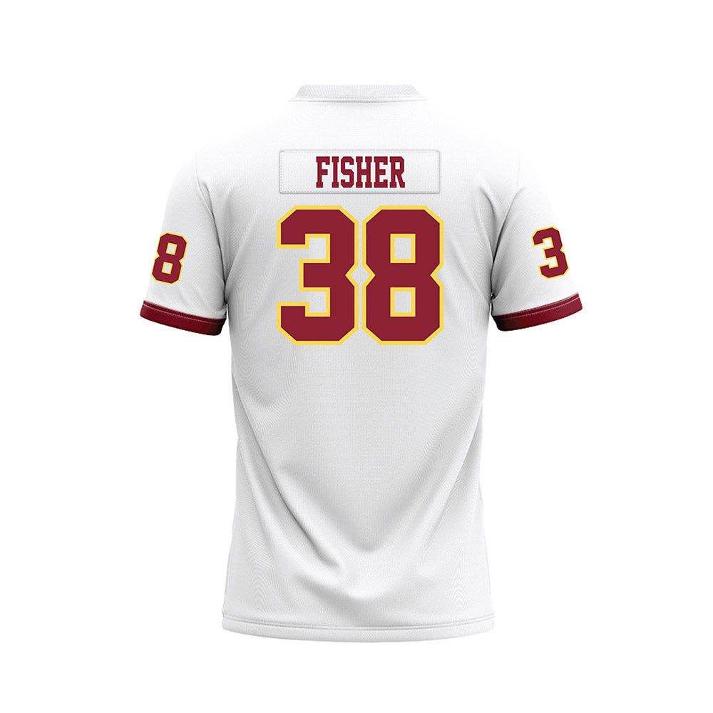 NSU - NCAA Football : Grayson Fisher - White Premium Football Jersey-1