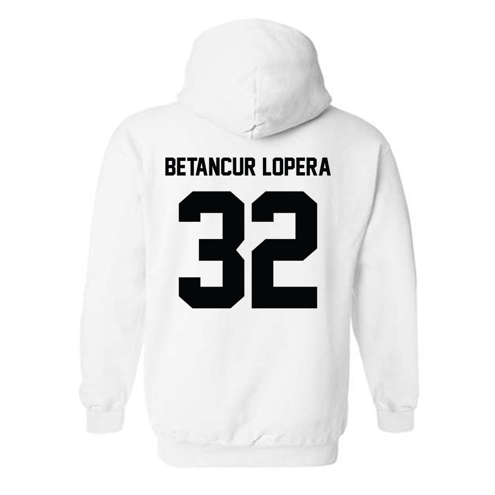 Providence - NCAA Men's Soccer : Steban Betancur Lopera - Classic Shersey Hooded Sweatshirt-1