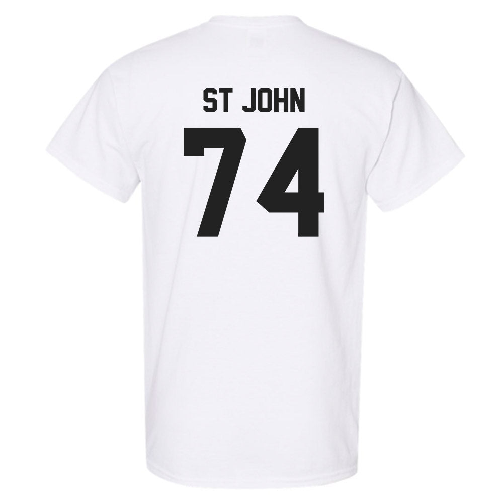 Purdue - NCAA Football : Jalen St John - Sports Shersey T-Shirt-1