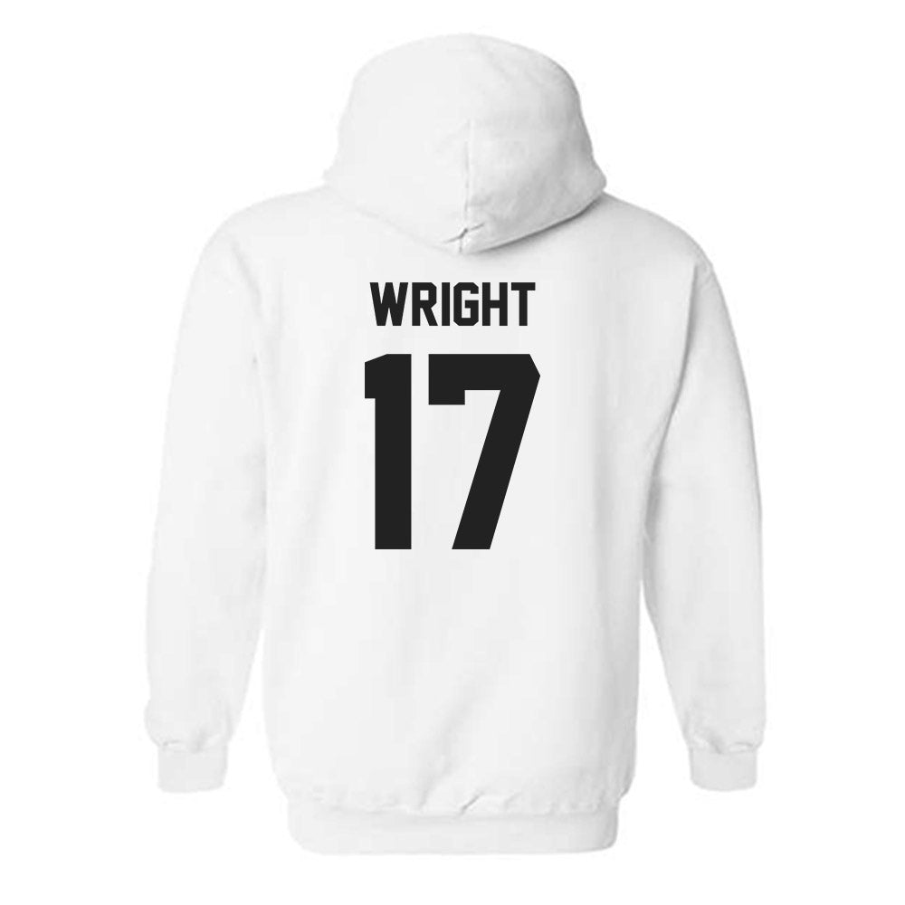 Purdue - NCAA Football : Traveon Wright - Sports Shersey Hooded Sweatshirt-1
