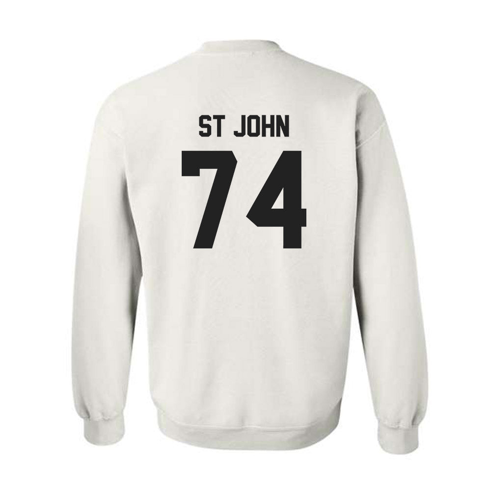Purdue - NCAA Football : Jalen St John - Sports Shersey Crewneck Sweatshirt-1