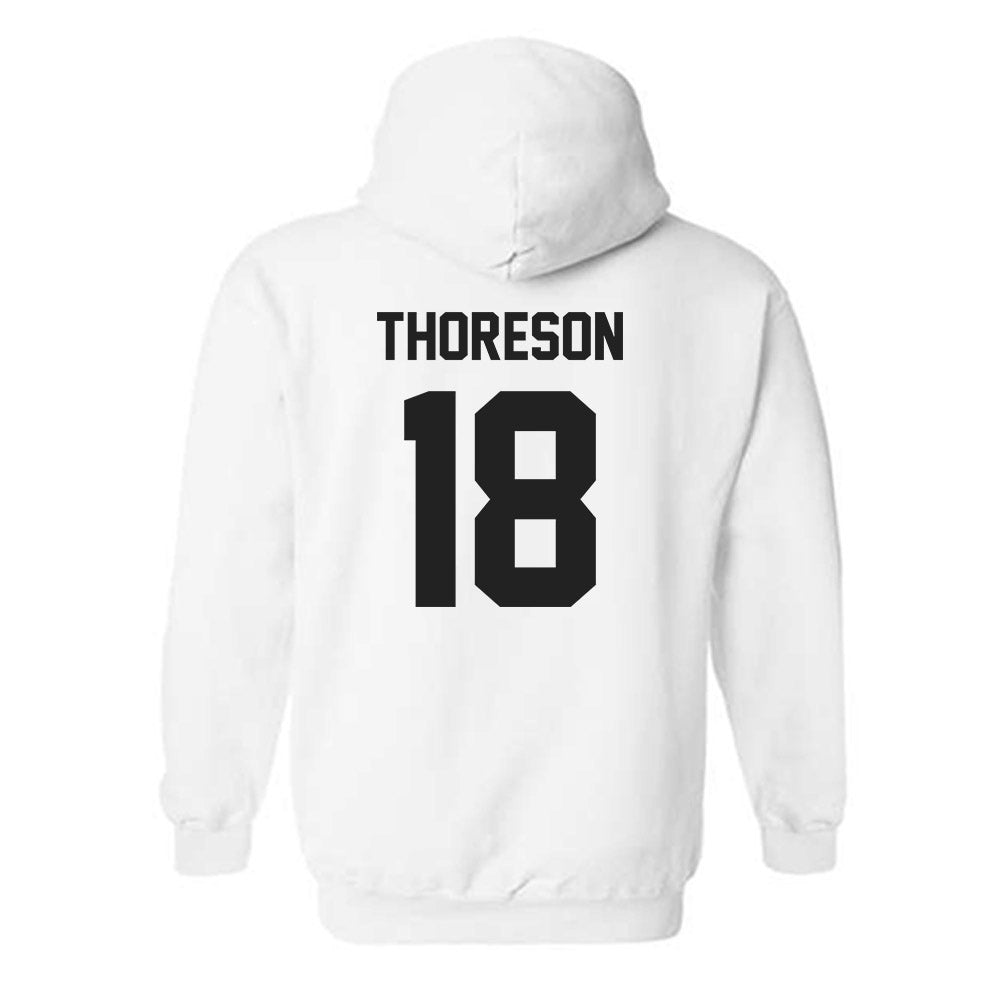 Purdue - NCAA Women's Soccer : Angelina Thoreson - Sports Shersey Hooded Sweatshirt-1