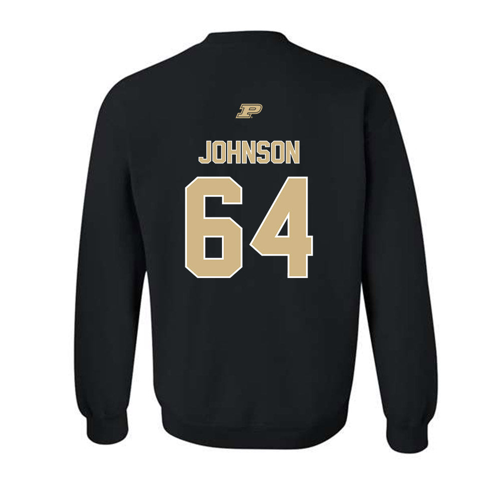 Purdue - NCAA Football : Austin Johnson - Sports Shersey Crewneck Sweatshirt