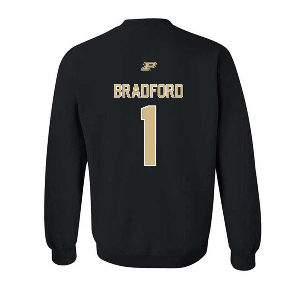 Purdue - NCAA Football : LeonTre Bradford - Sports Shersey Crewneck Sweatshirt-1
