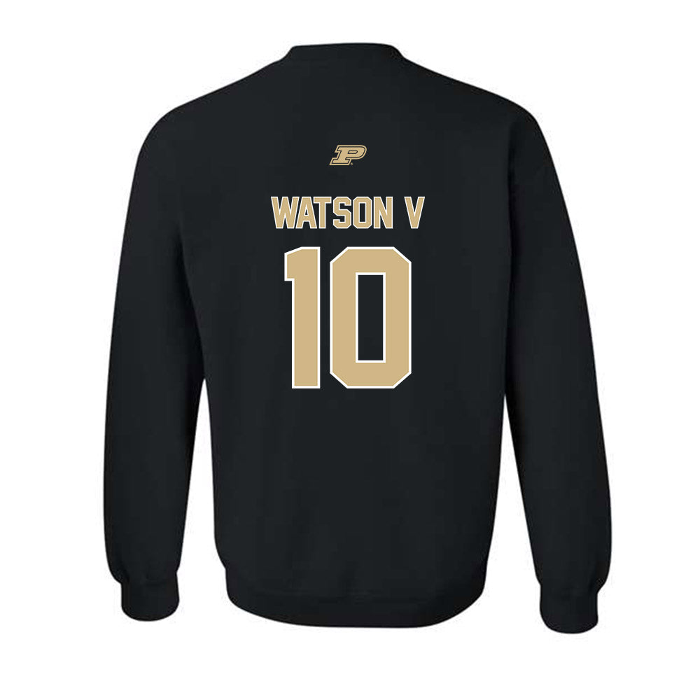 Purdue - NCAA Football : Jesse Watson V - Sports Shersey Crewneck Sweatshirt