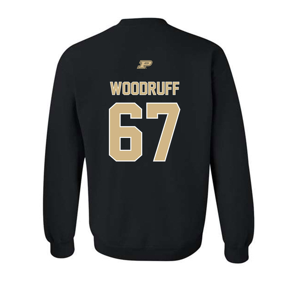 Purdue - NCAA Football : Drew Woodruff - Sports Shersey Crewneck Sweatshirt