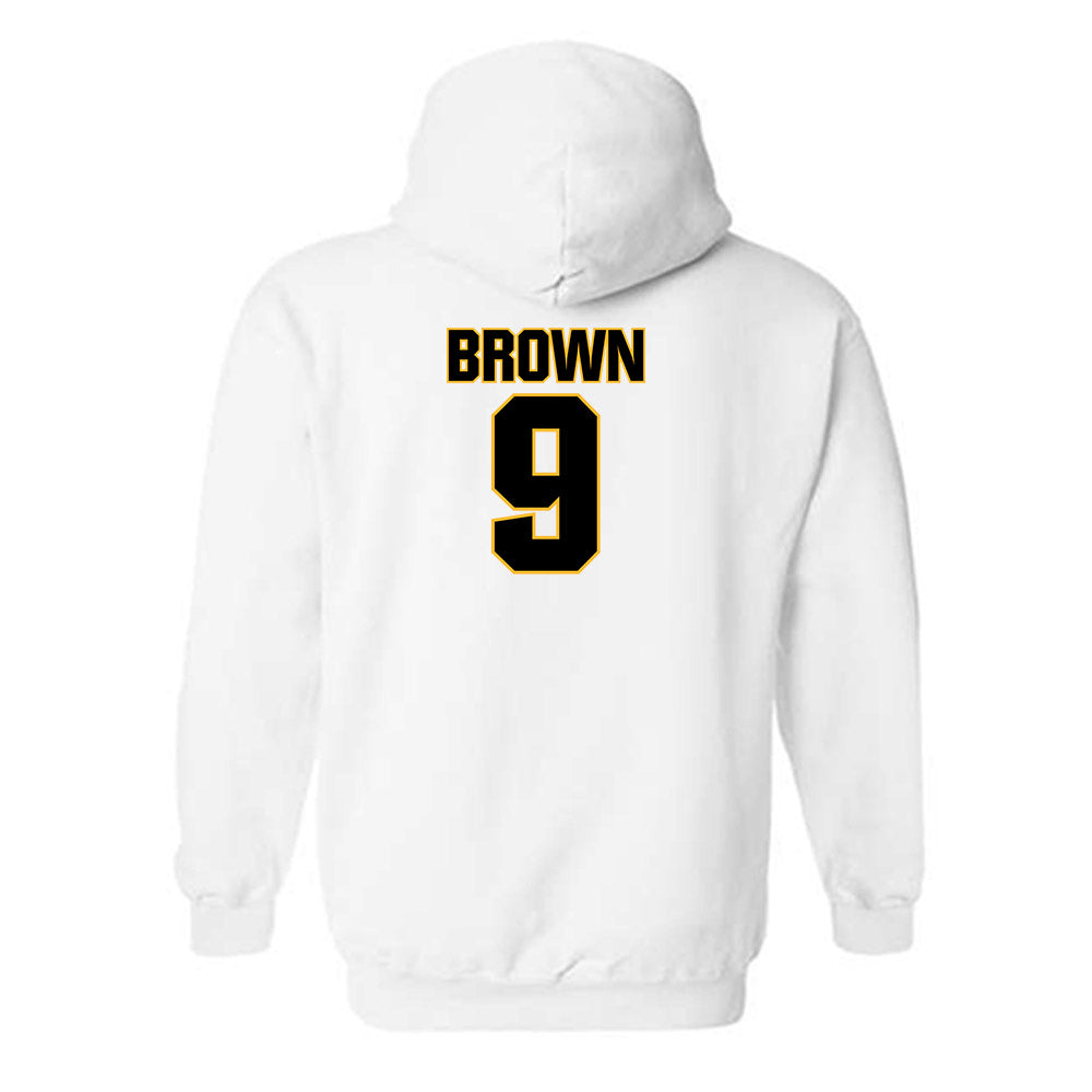 Towson - NCAA Football : Sean Brown - Classic Fashion Shersey Hooded Sweatshirt