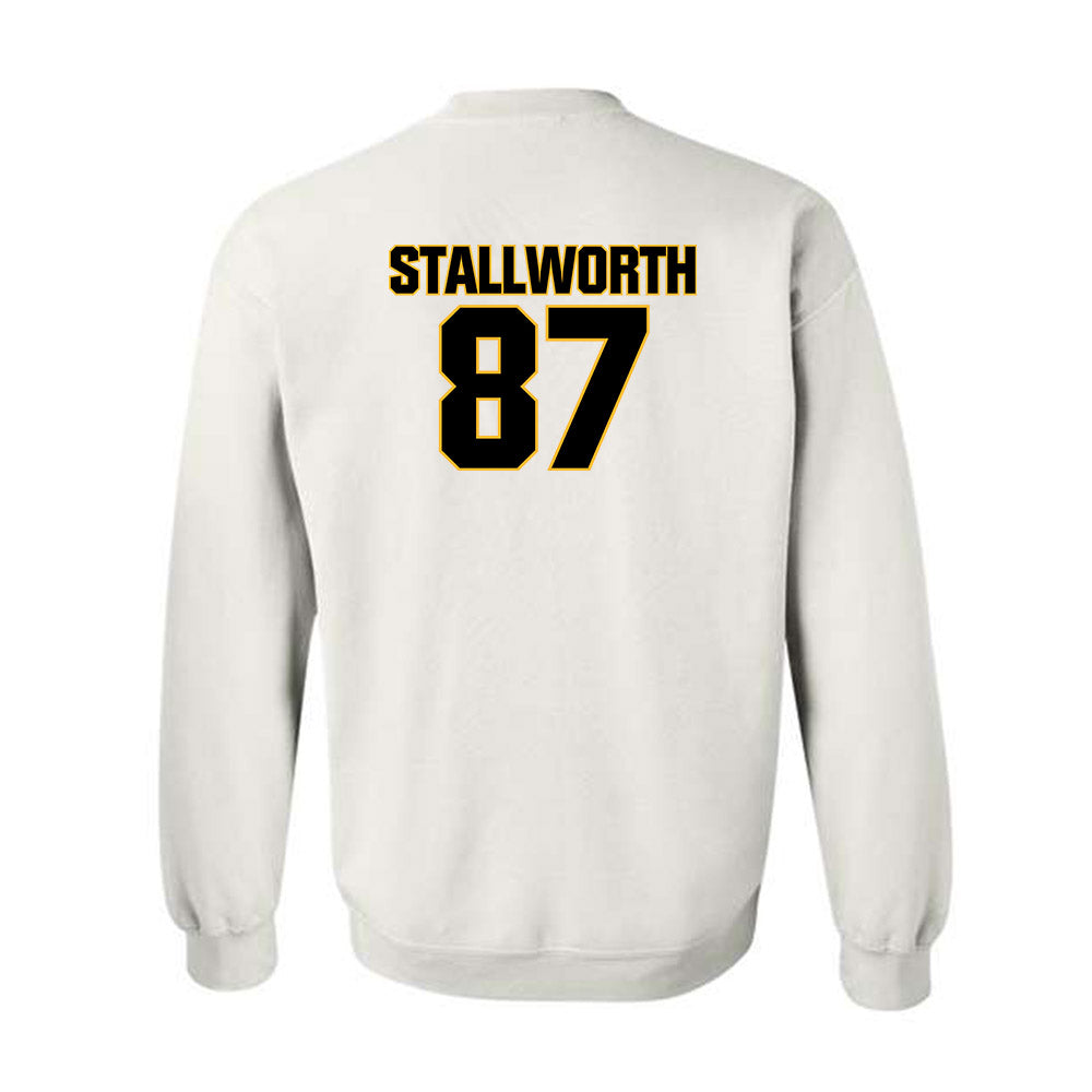 Towson - NCAA Football : Jordan Stallworth - Classic Fashion Shersey Crewneck Sweatshirt-1