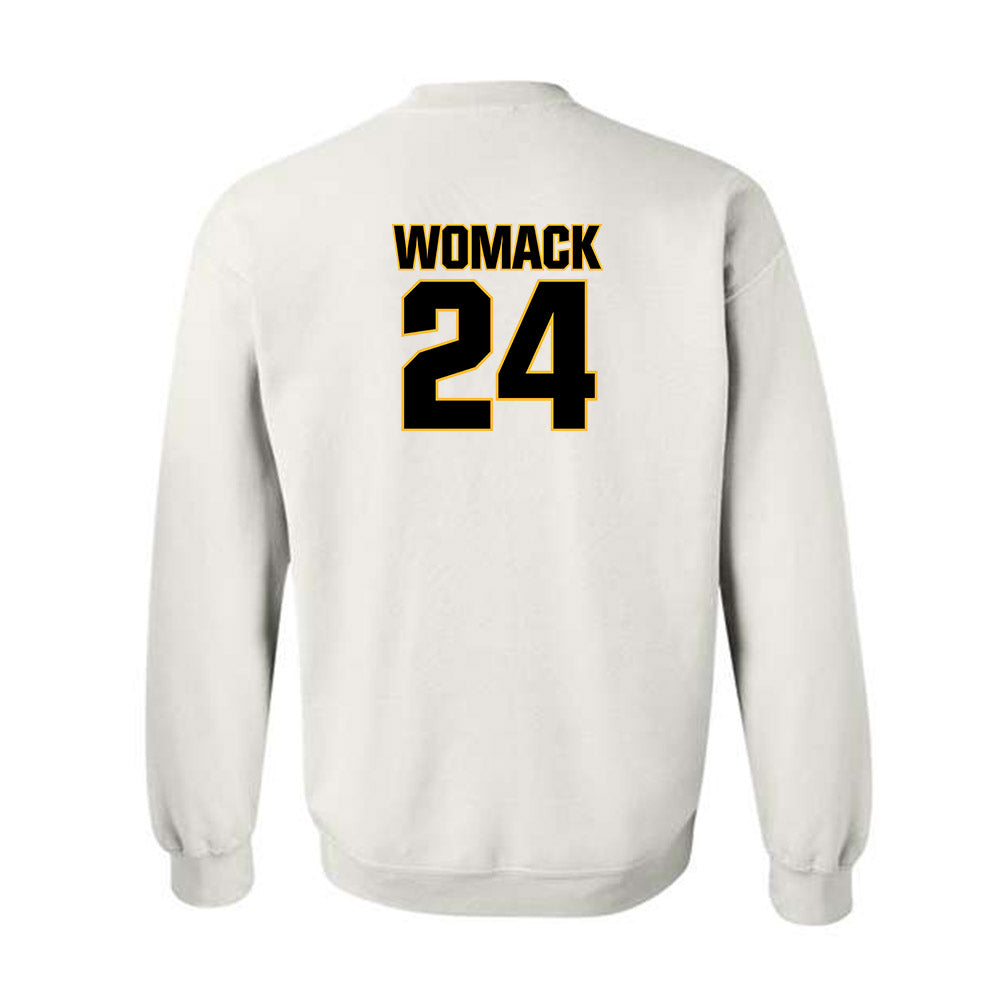 Towson - NCAA Men's Basketball : Jaquan Womack - Classic Fashion Shersey Crewneck Sweatshirt-1