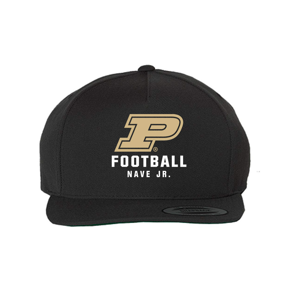 Purdue - NCAA Football : Marc Nave Jr. - Snapback Hat-0