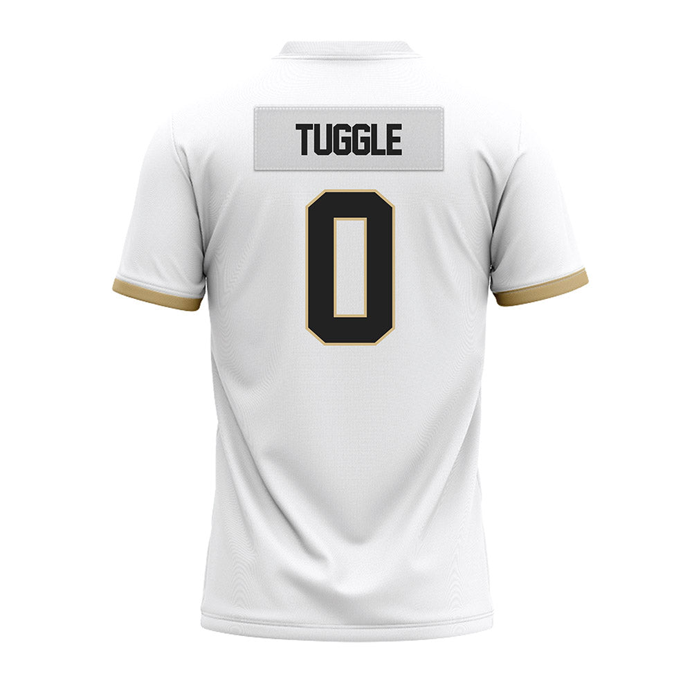 Purdue - NCAA Football : Nitro Tuggle - White Premium Football Jersey-1