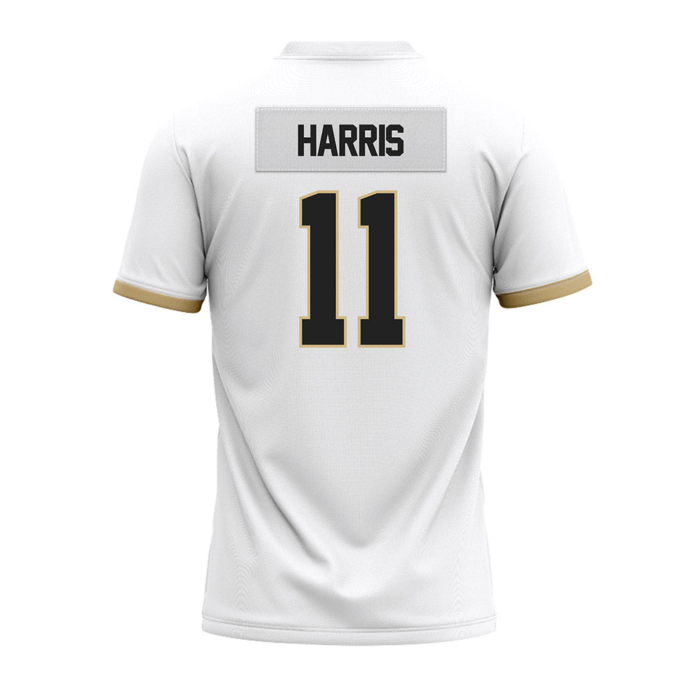 Purdue - NCAA Football : TraMar Harris - White Premium Football Jersey-1
