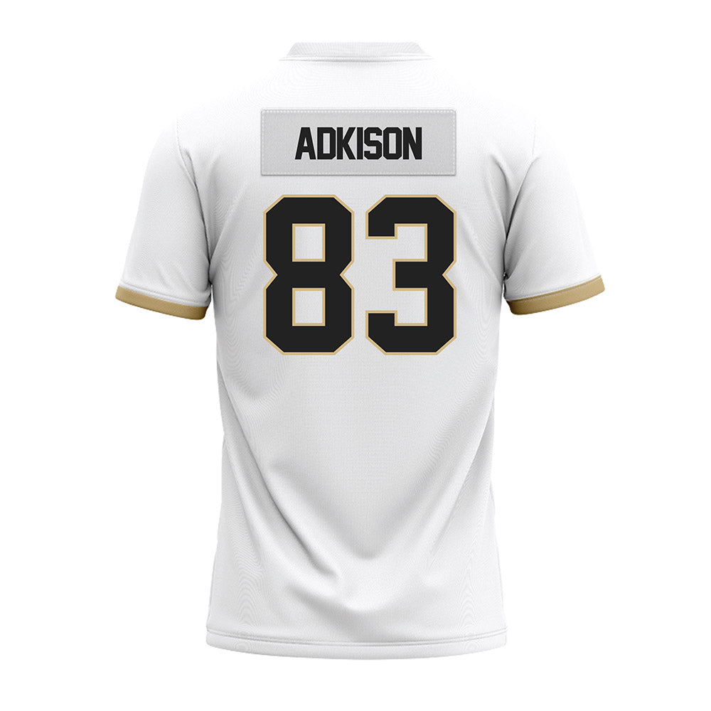 Purdue - NCAA Football : Andrew Adkison - White Premium Football Jersey