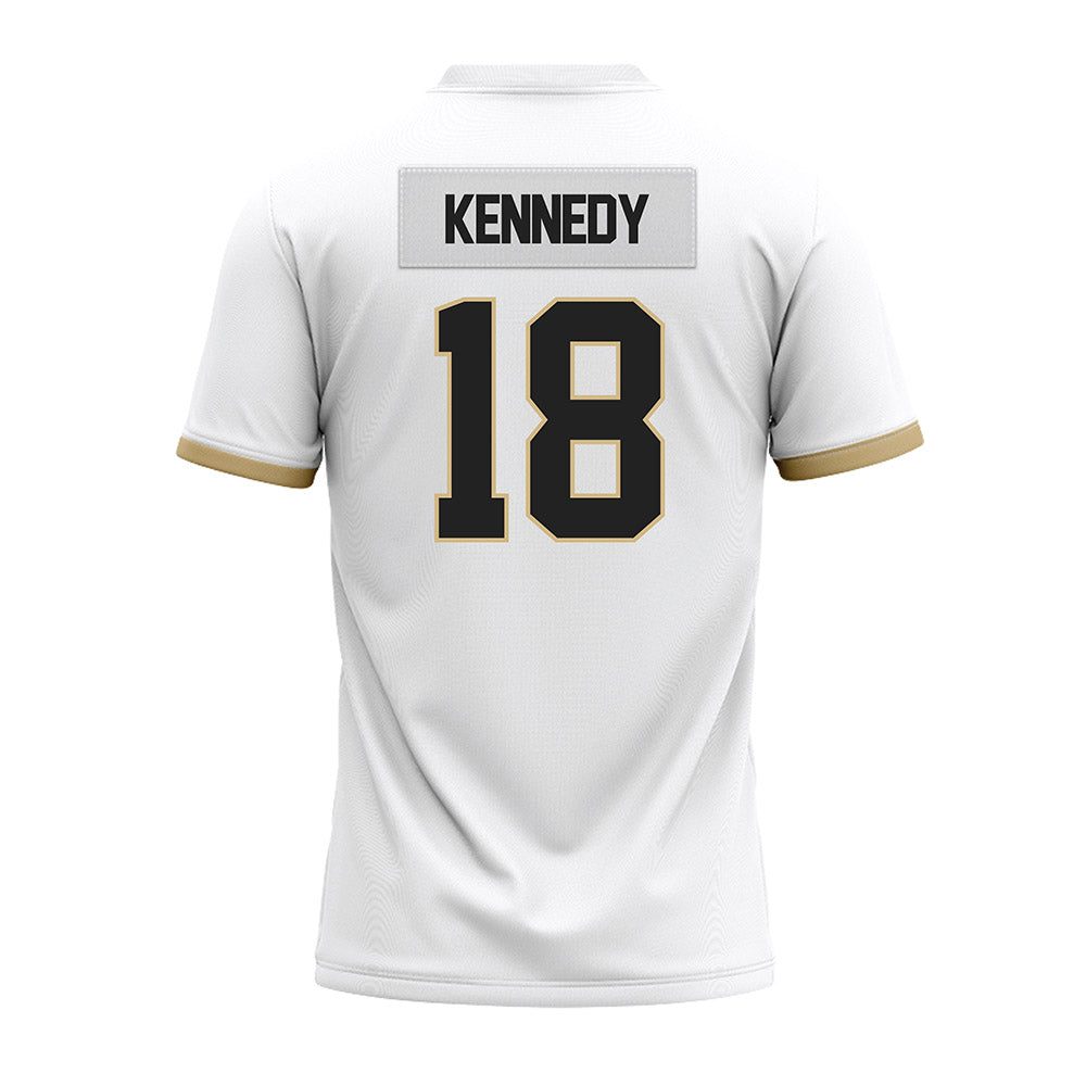 Purdue - NCAA Football : Demeco Kennedy - White Premium Football Jersey