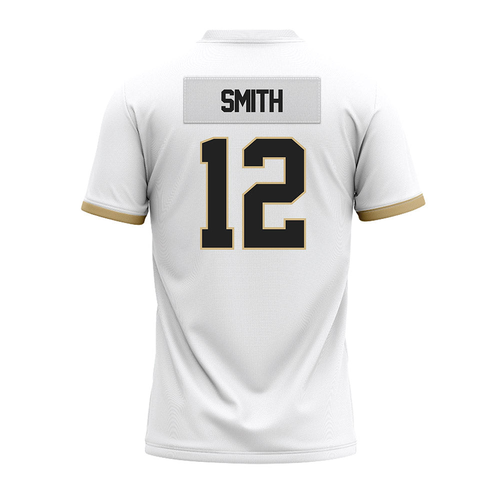 Purdue - NCAA Football : Corey Smith - White Premium Football Jersey-1