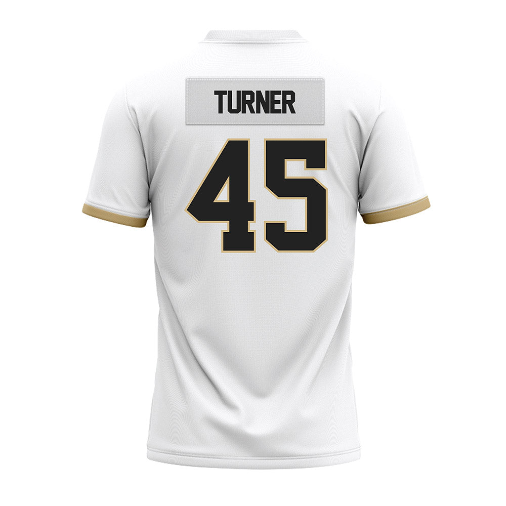 Purdue - NCAA Football : Seth Turner - White Premium Football Jersey-1