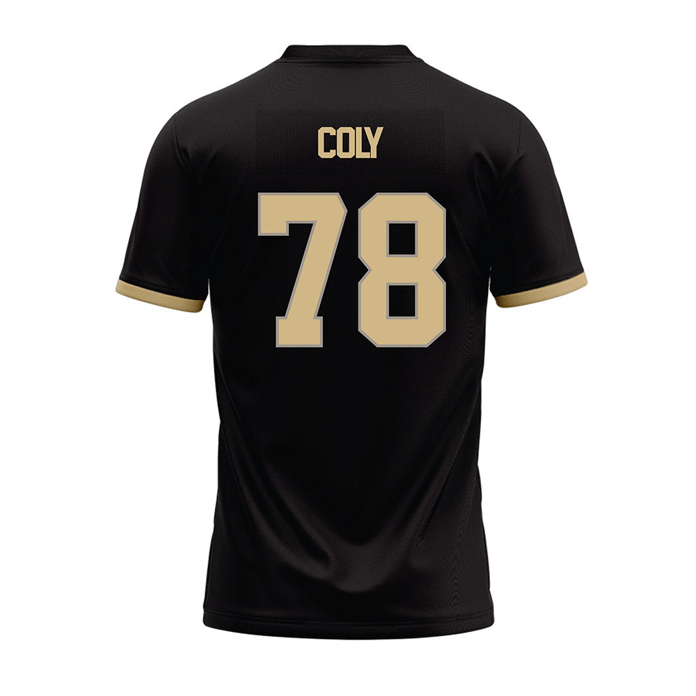 Purdue - NCAA Football : Bakyne Coly - Black Football Jersey