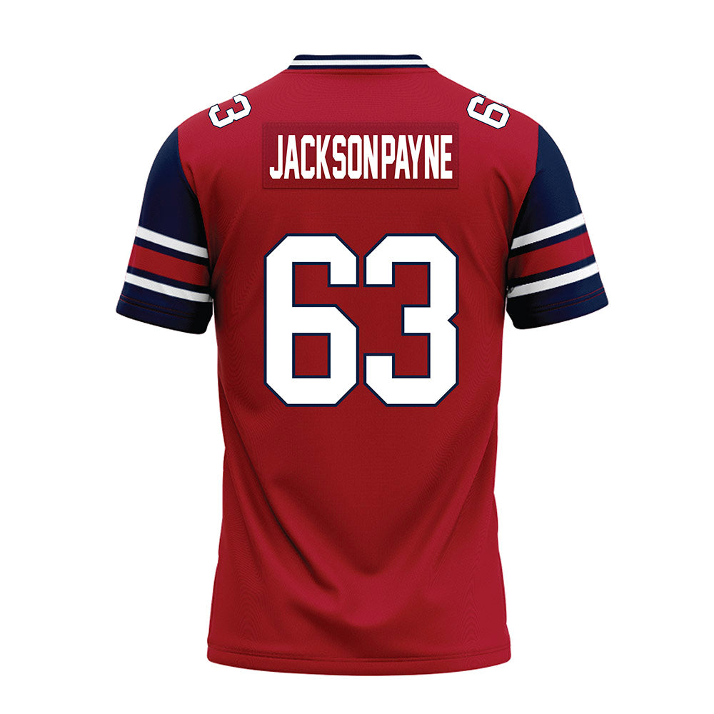 Liberty - NCAA Football : DaJyQuwan Jackson-Payne - Red Premium Football Jersey-1