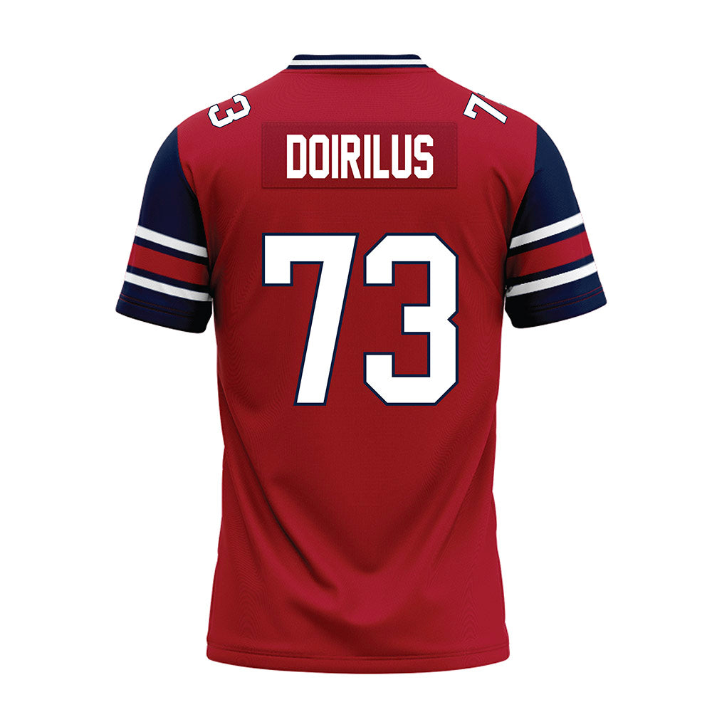 Liberty - NCAA Football : Curtis Doirilus - Red Premium Football Jersey-1