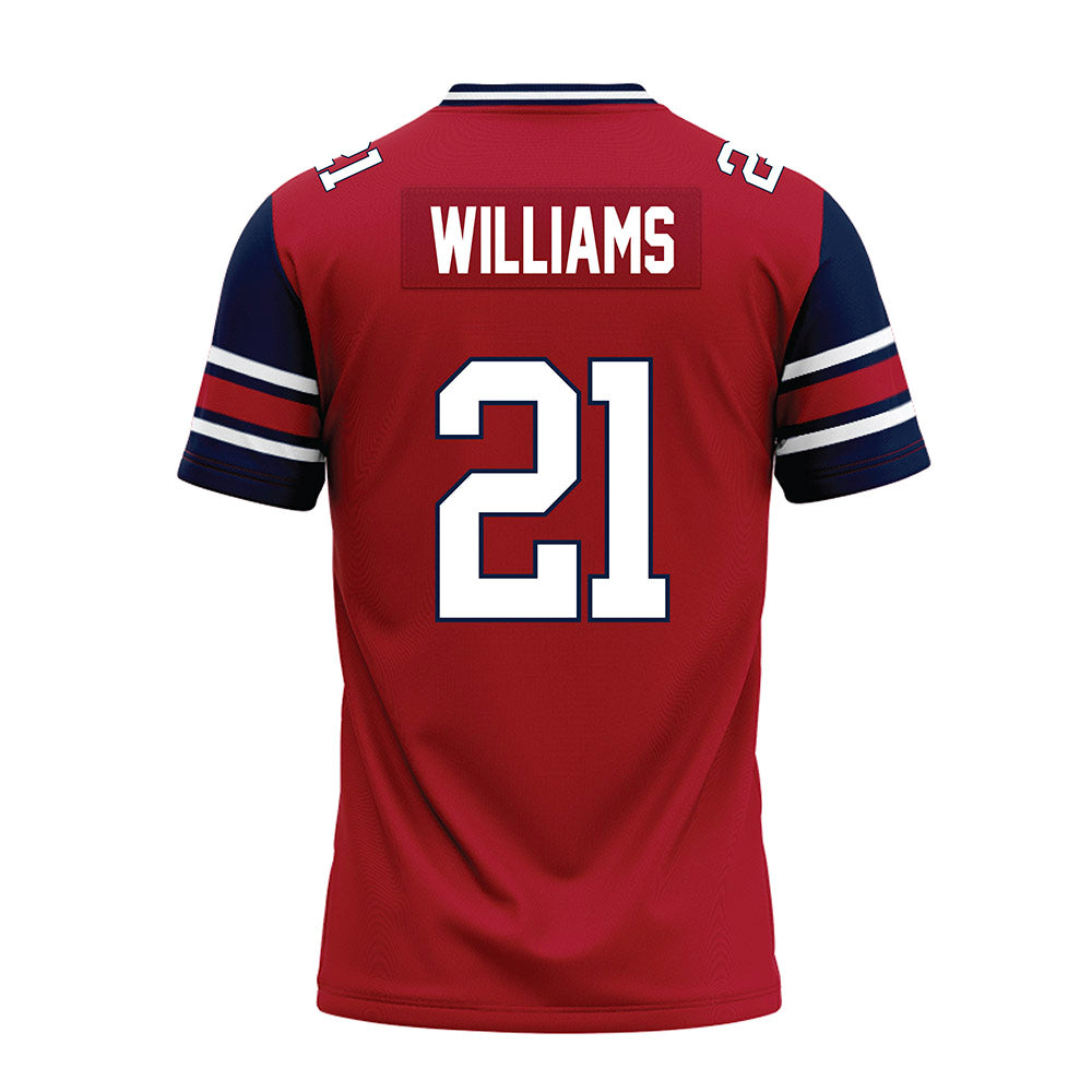 Liberty - NCAA Football : Caden Williams - Red Premium Football Jersey-1