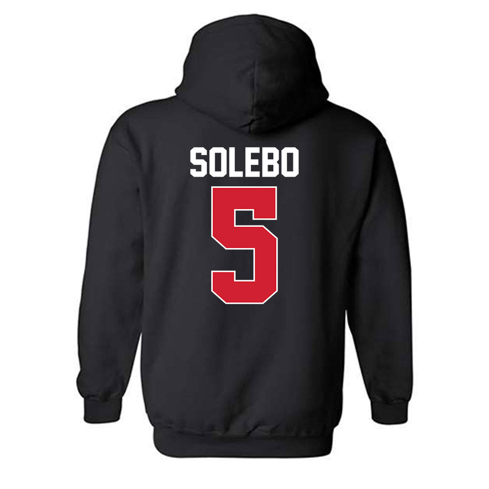 Youngstown State - NCAA Men's Basketball : Shaheed Solebo - Classic Shersey Hooded Sweatshirt-1