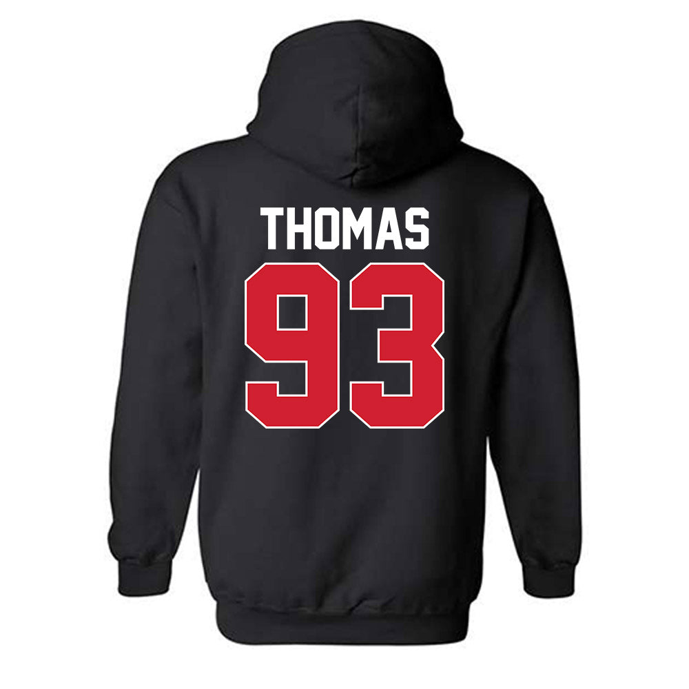 Youngstown State - NCAA Football : Justin Thomas - Classic Shersey Hooded Sweatshirt-1