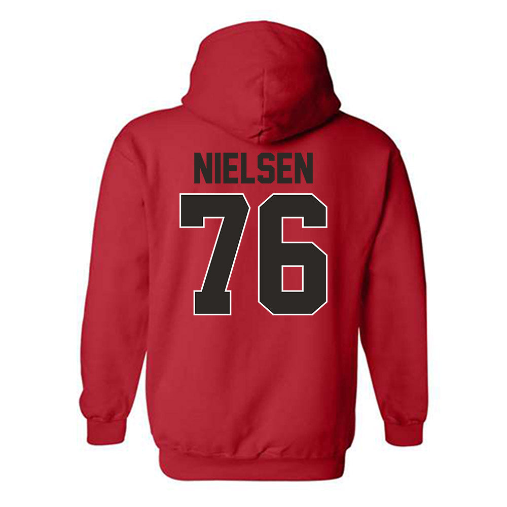 Youngstown State - NCAA Football : Nicholas Nielsen - Classic Shersey Hooded Sweatshirt-1
