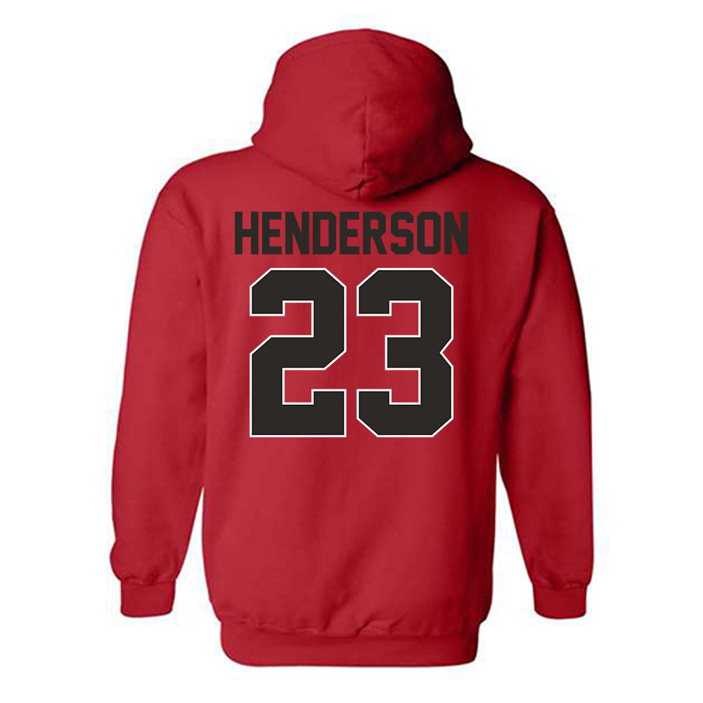 Youngstown State - NCAA Football : Stephen Henderson - Classic Shersey Hooded Sweatshirt-1
