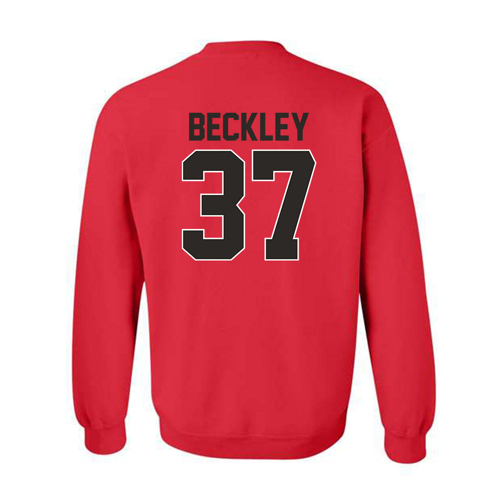 Youngstown State - NCAA Baseball : Nathan Beckley - Classic Shersey Crewneck Sweatshirt-1