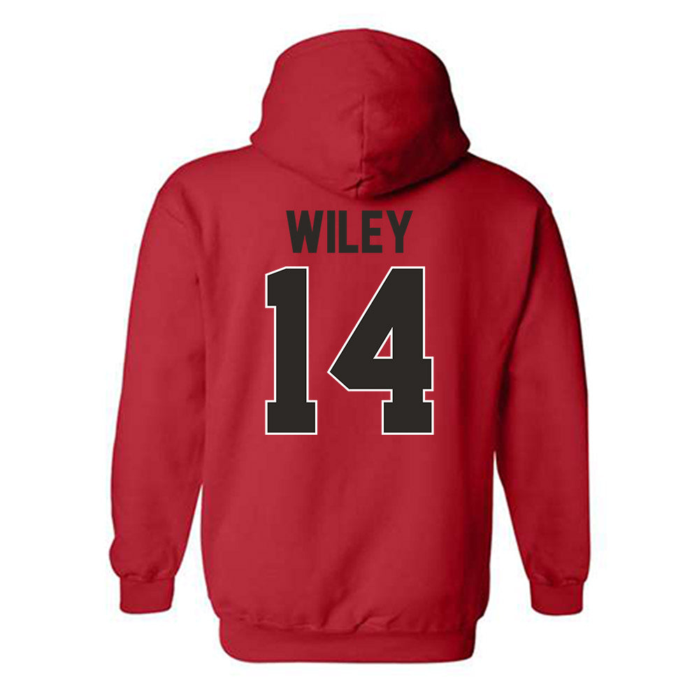 Youngstown State - NCAA Football : Jackson Wiley - Classic Shersey Hooded Sweatshirt-1