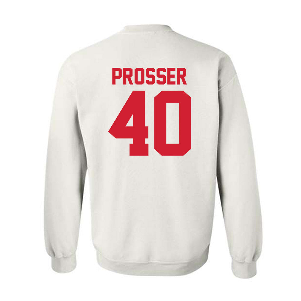 Youngstown State - NCAA Baseball : Braxton Prosser - Classic Shersey Crewneck Sweatshirt-1