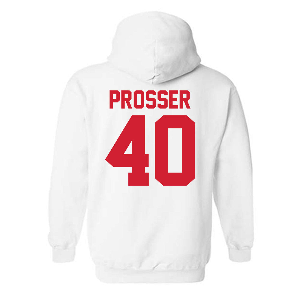 Youngstown State - NCAA Baseball : Braxton Prosser - Classic Shersey Hooded Sweatshirt-1