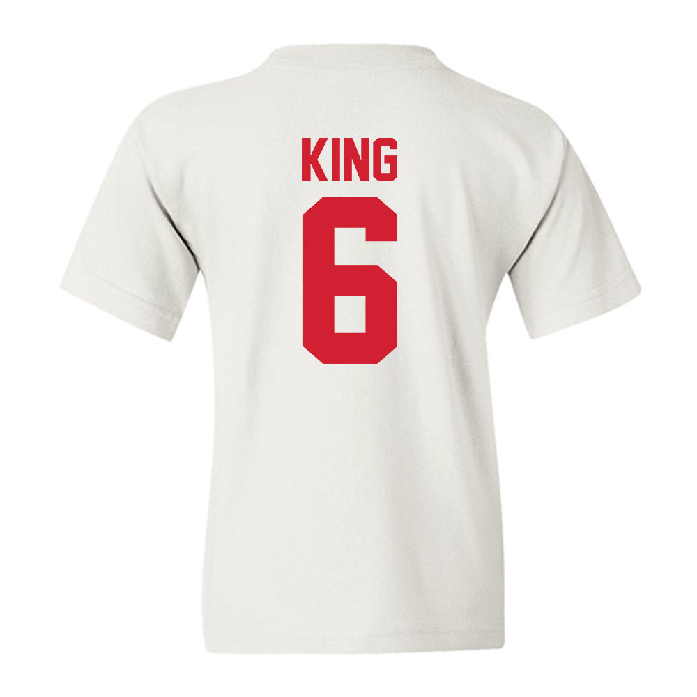 Youngstown State - NCAA Men's Basketball : Drew King - Classic Shersey Youth T-Shirt-1