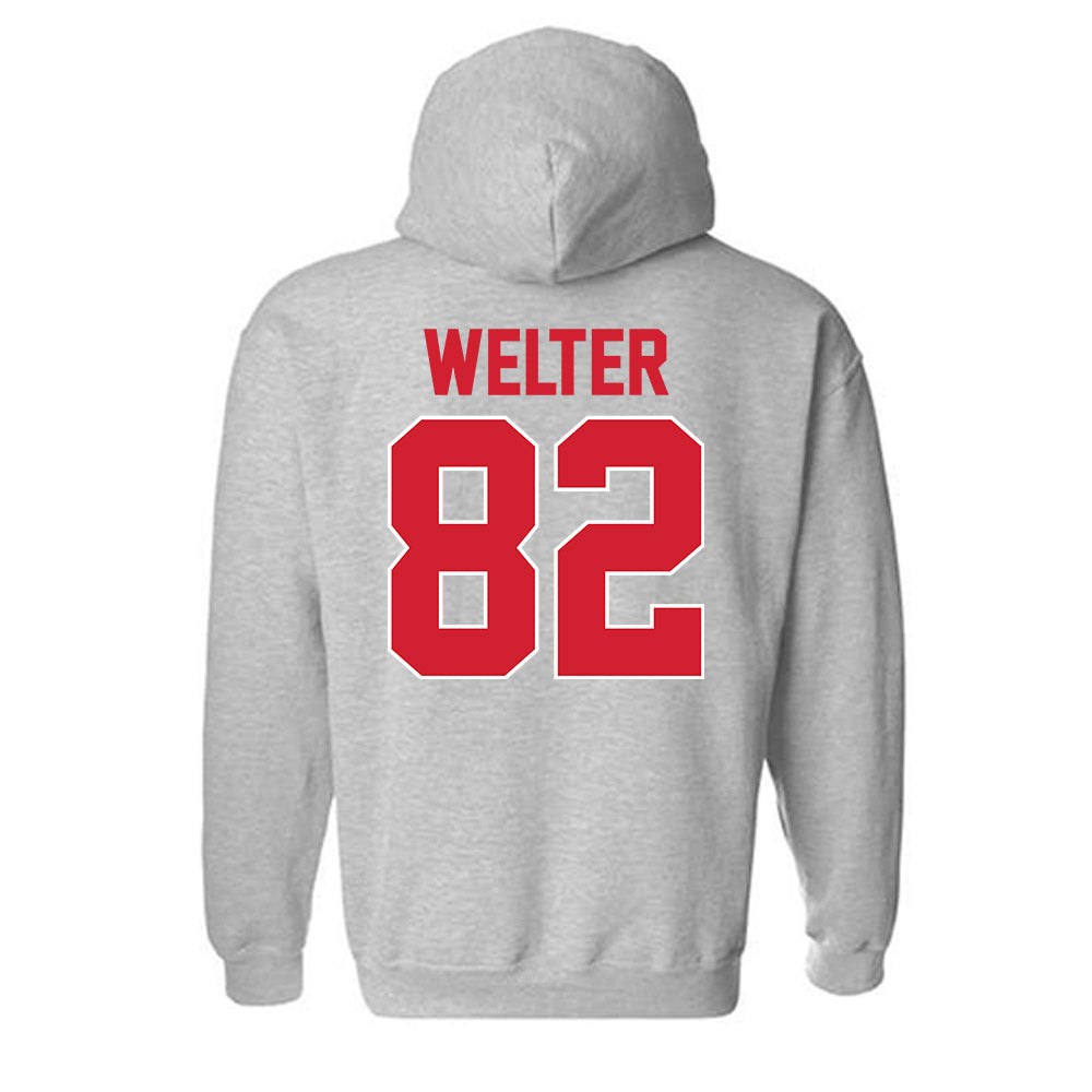 Youngstown State - NCAA Football : Max Welter - Classic Shersey Hooded Sweatshirt-1