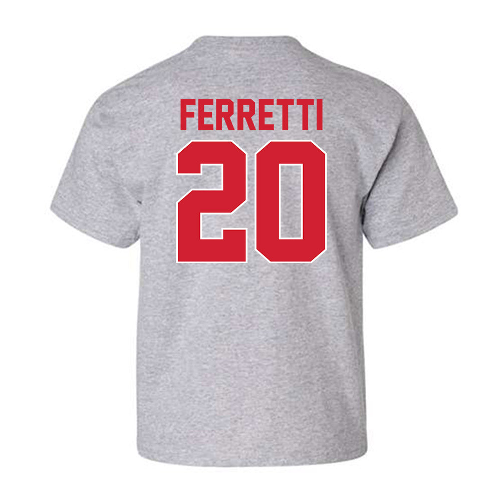 Youngstown State - NCAA Baseball : Jake Ferretti - Classic Shersey Youth T-Shirt-1