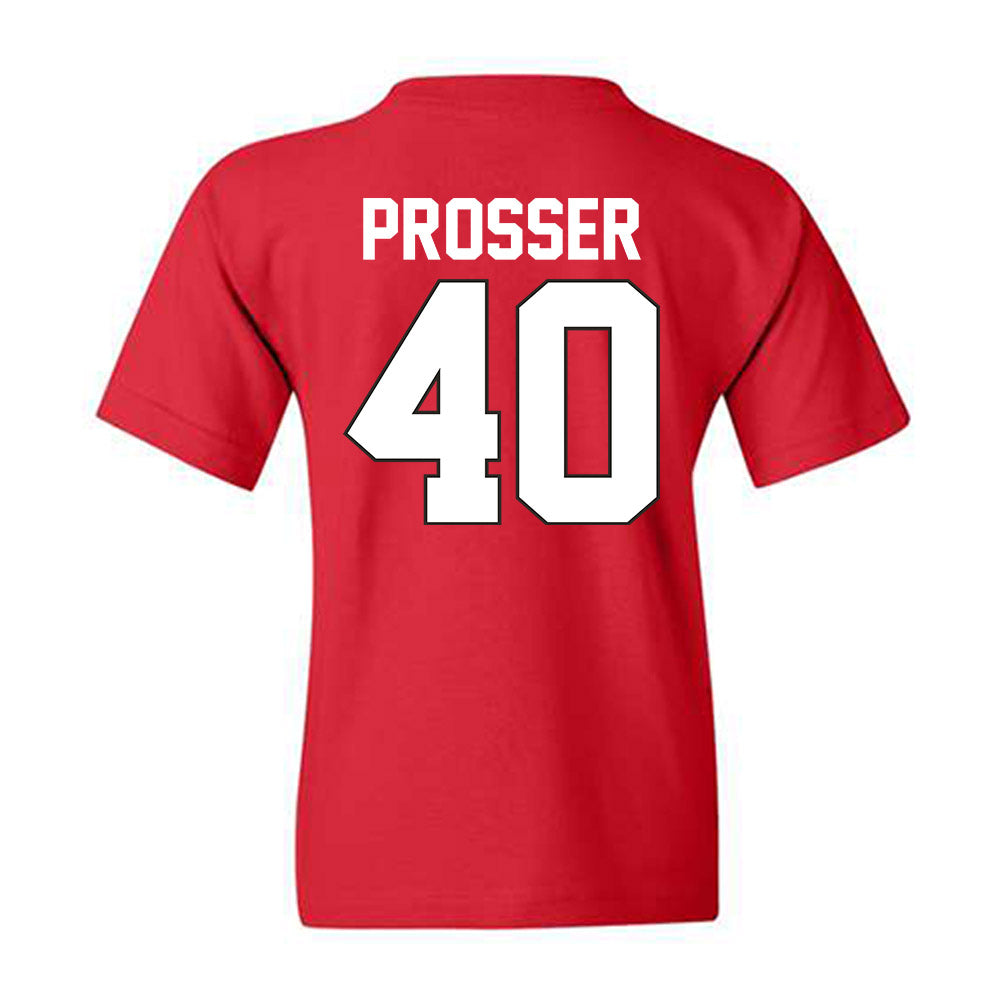 Youngstown State - NCAA Baseball : Braxton Prosser - Classic Shersey Youth T-Shirt-1
