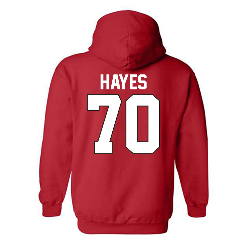 Youngstown State - NCAA Football : Robert Hayes - Classic Shersey Hooded Sweatshirt-1