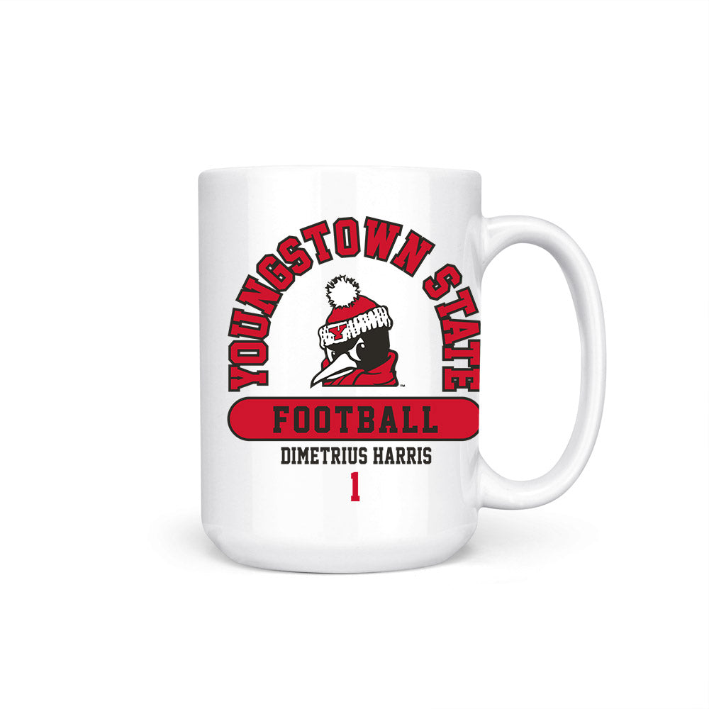 Youngstown State - NCAA Football : Dimetrius Harris - Coffee Mug-0