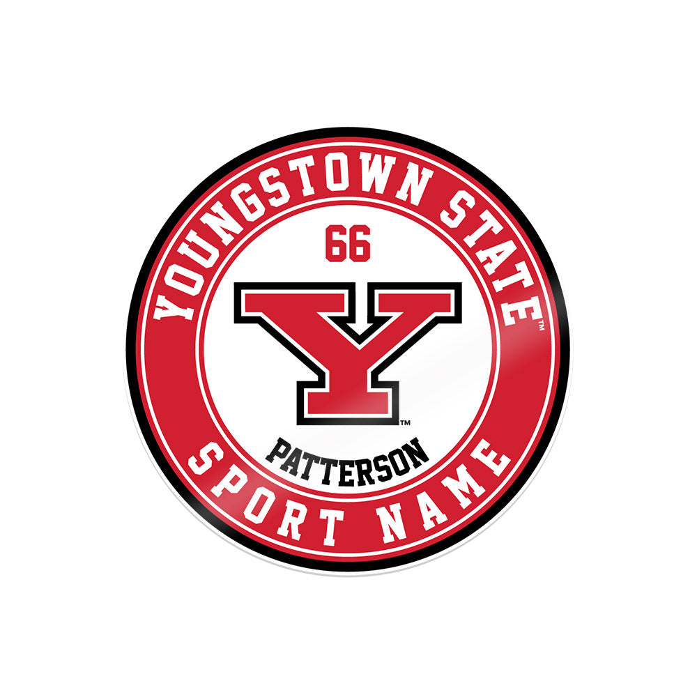 Youngstown State - NCAA Football : Max Patterson - Sticker-0