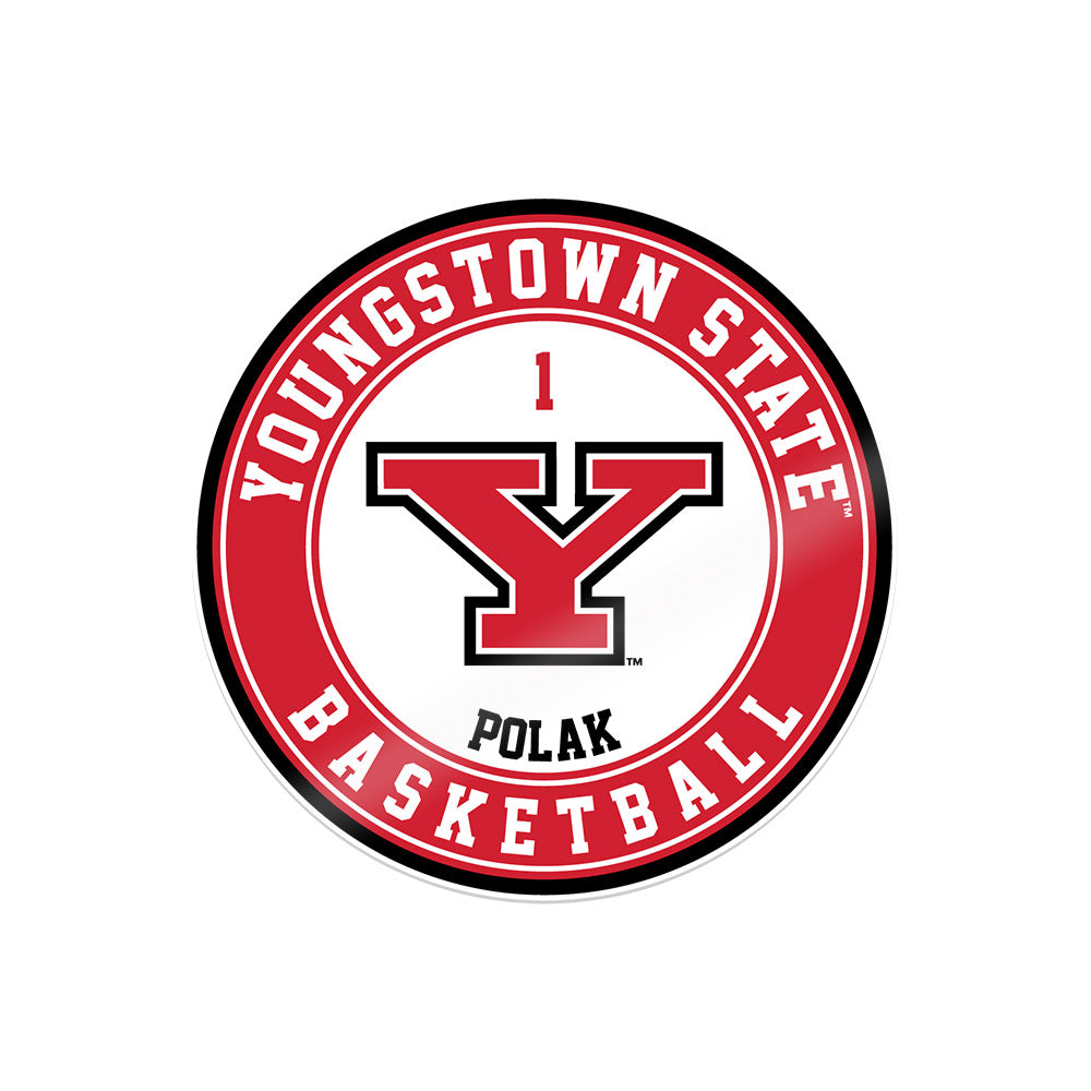 Youngstown State - NCAA Men's Basketball : Cam Polak - Sticker-0