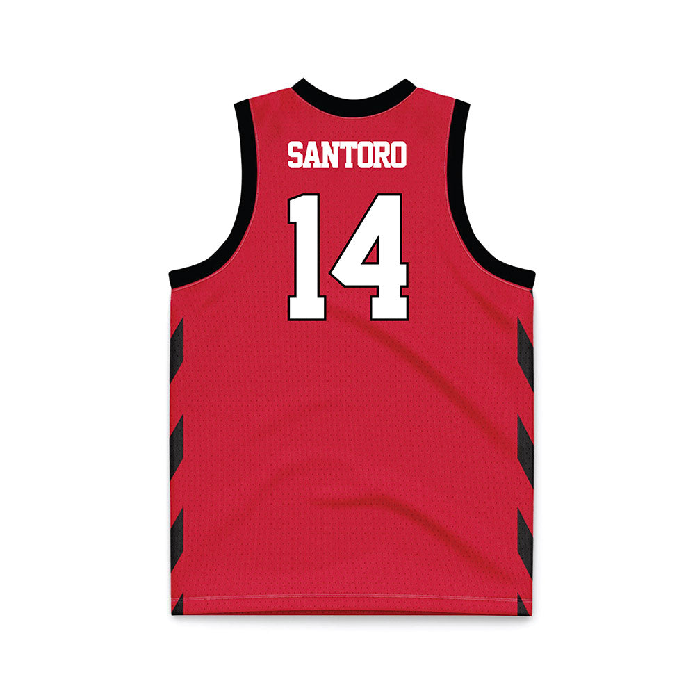 Youngstown State - NCAA Women's Basketball : Casey Santoro - Red Basketball Jersey-1