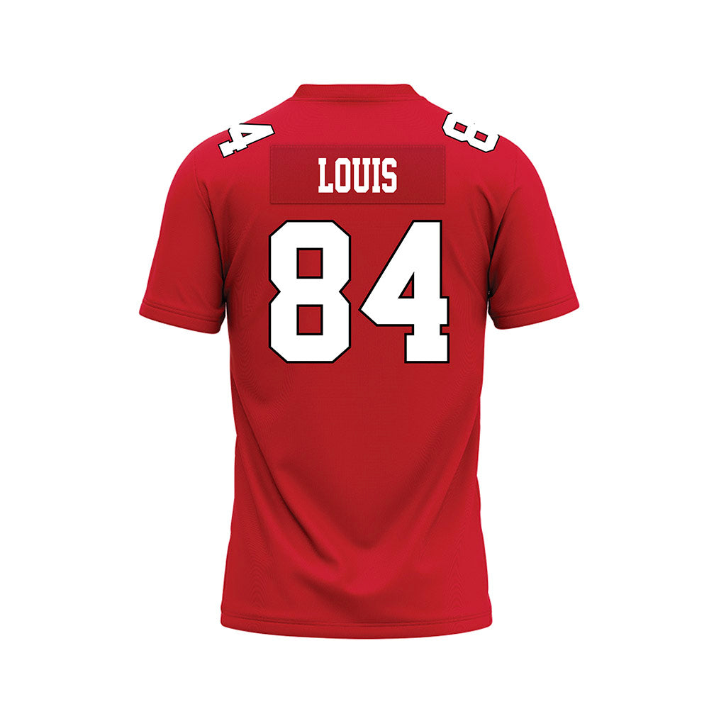 Youngstown State - NCAA Football : Emy Louis - Red Premium Football Jersey-1