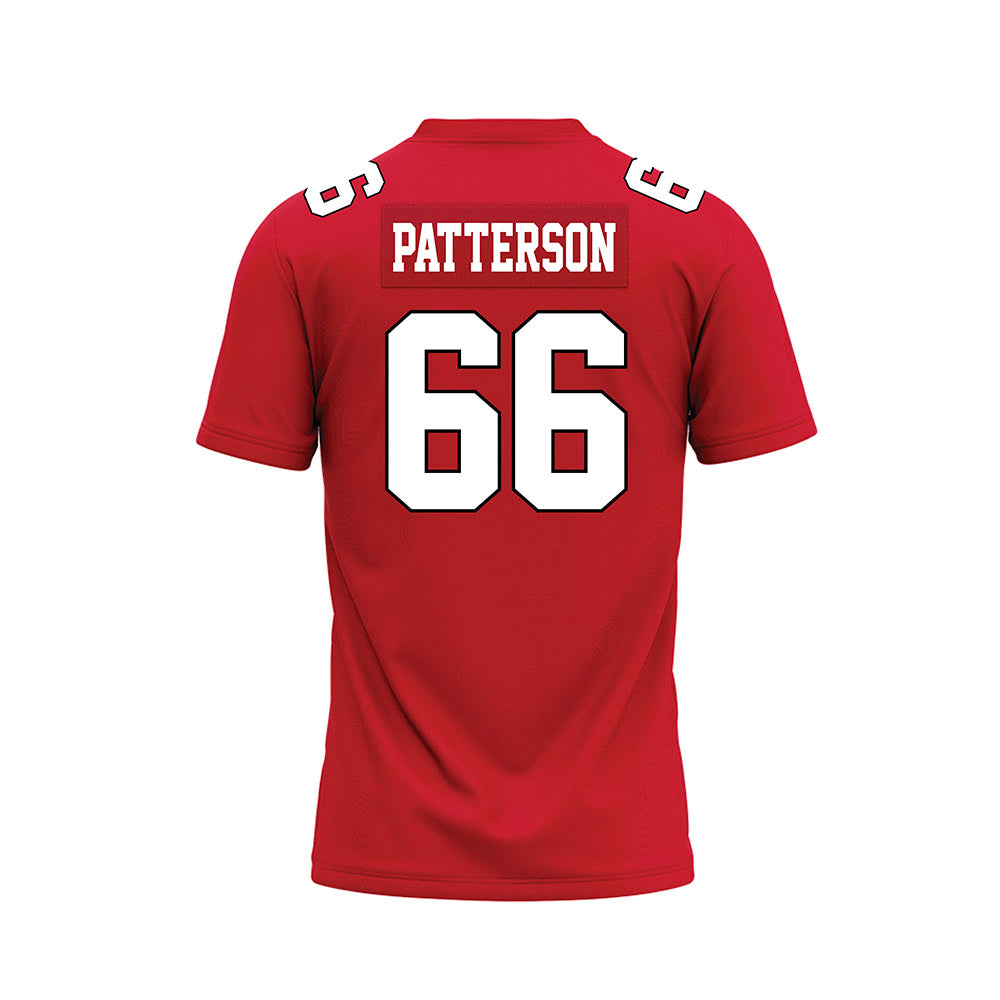 Youngstown State - NCAA Football : Max Patterson - Red Premium Football Jersey-1