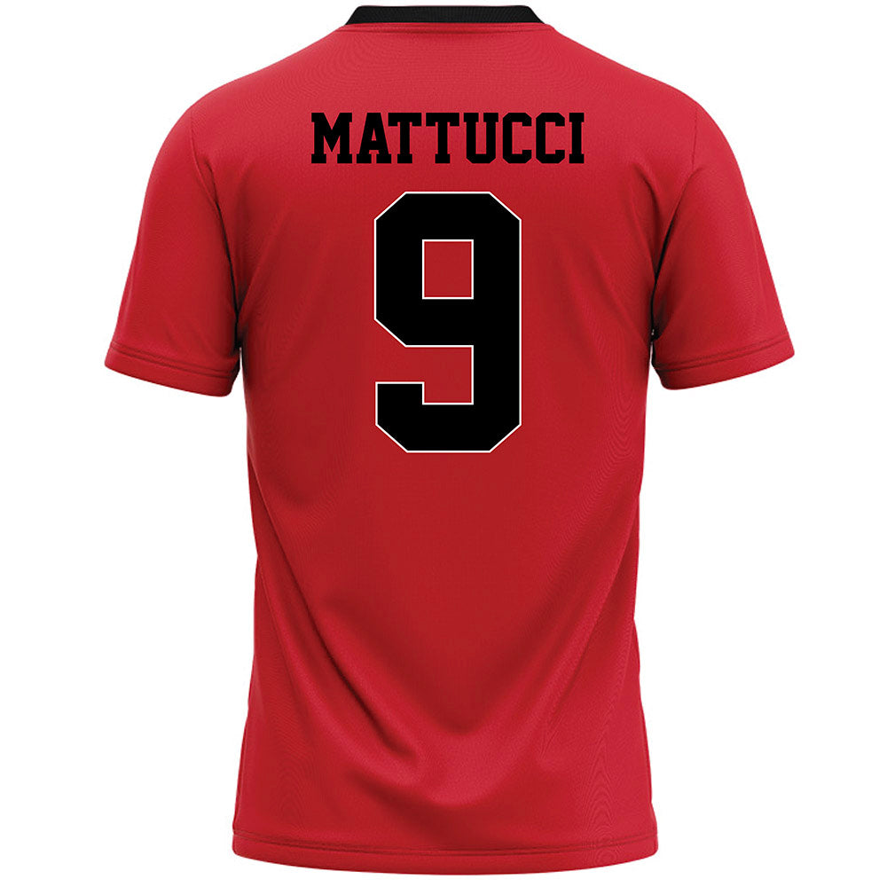 Youngstown State - NCAA Women's Lacrosse : Lillian Mattucci - Red Lacrosse Jersey-1
