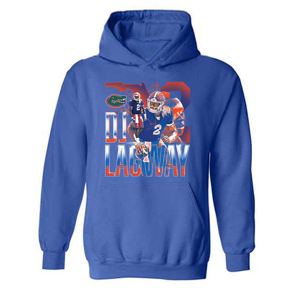 Florida - NCAA Football : DJ Lagway - Hooded Sweatshirt player collage