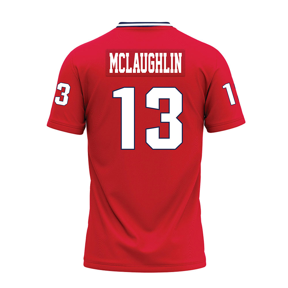 Dayton - NCAA Football : Pat McLaughlin - Red Premium Football Jersey-1